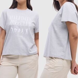 NWT HALFDAYS Graphic Tee in heather grey sizes XS and M